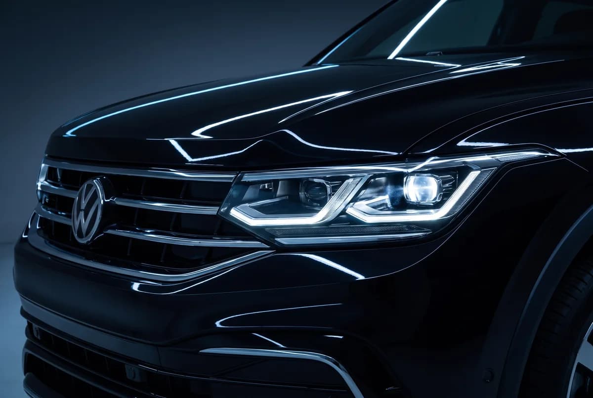 Detail van een Volkswagen Tiguan