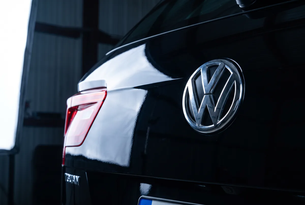 Detail van een Volkswagen
